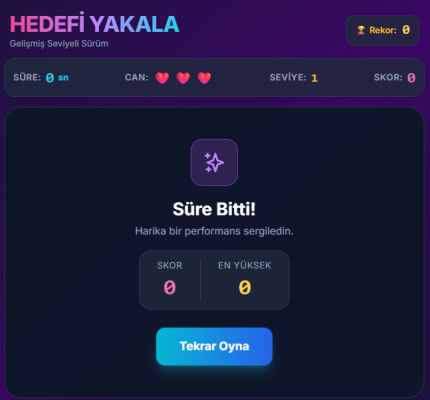 40 Dakidada Mini Oyun